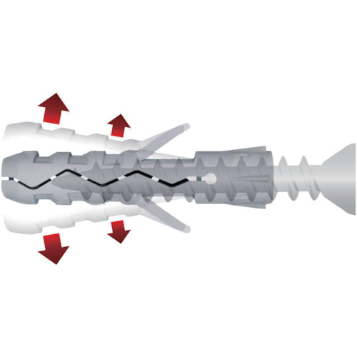 ナイロンプラグ TU 8X40(20本入)【TU-8X40-20】
