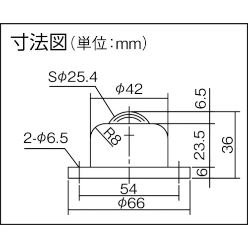 上向き・下向き兼用 スチール製 PV120F【PV120F】