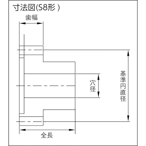 成形平歯車DS0.5-12【DS0.5-12】