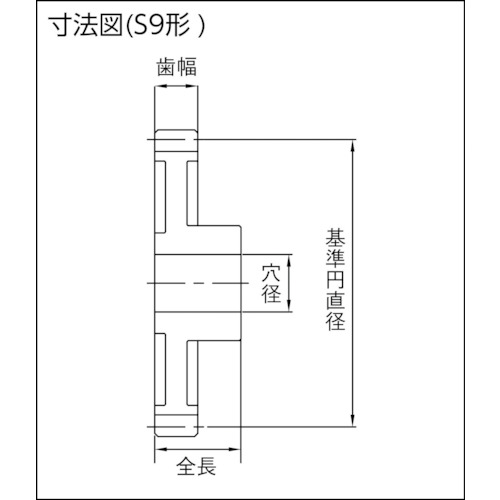 成形平歯車DS0.8-12【DS0.8-12】