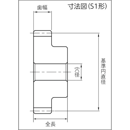 平歯車SS1-22【SS1-22】