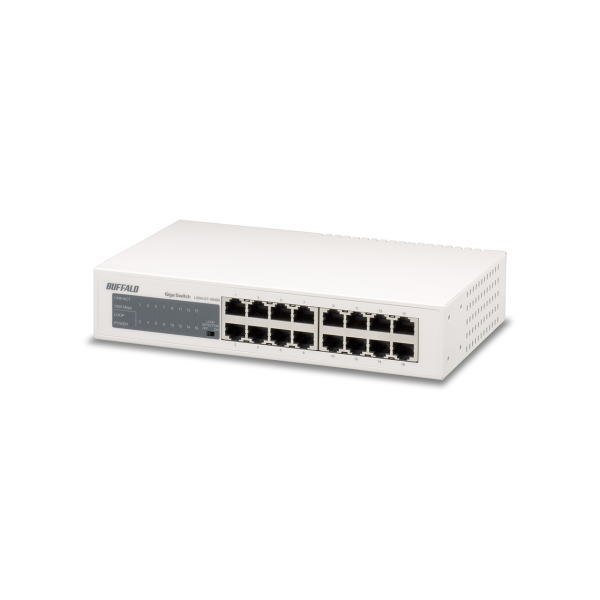 Giga対応スイッチングHub 金属筺体/電源内蔵 16ポート LSW4-GT-16NSR バッファロー製|電子部品・半導体通販のマルツ Giga対応スイッチングHub 金属筺体/電源内蔵 16ポート LSW4-GT-16NSR バッファロー製|電子部品・半導体通販のマルツ