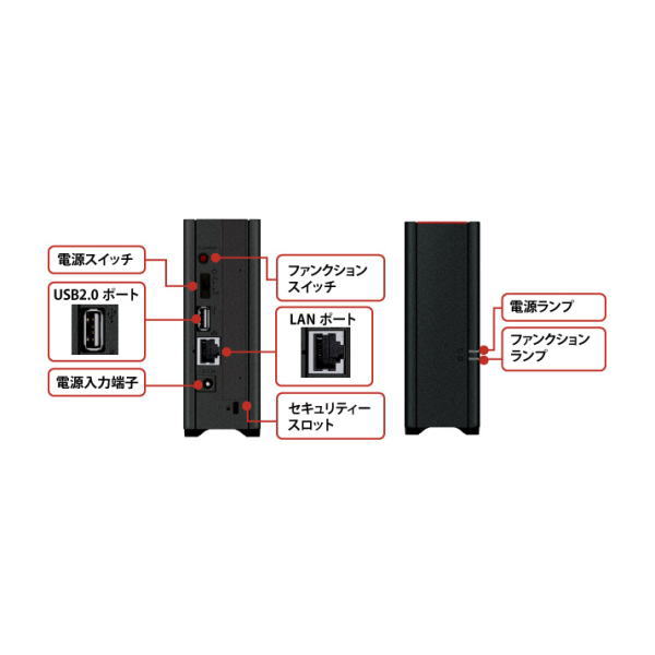 LinkStation 1TB【LS210D0101C】