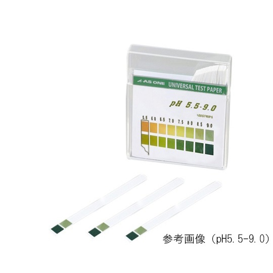 pH試験紙 スティックpH3.8-5.4【1-1267-04】
