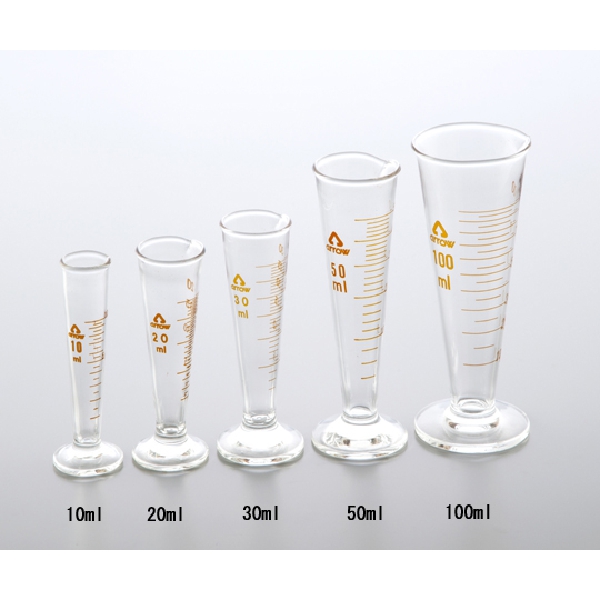 液量計(円錐形)ハイグラス10ml 1-2072-01 アズワン製｜電子部品・半導体通販のマルツ