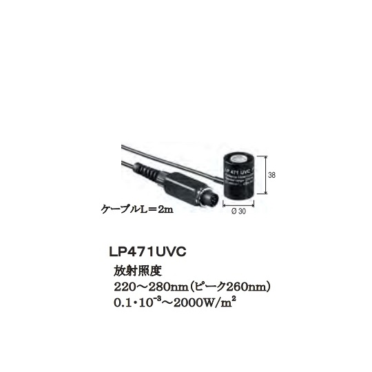 放射照度プローブ LP471UVC【1-2559-18】