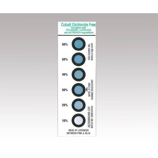 湿度インジケーターカード MX56789【1-4000-02】