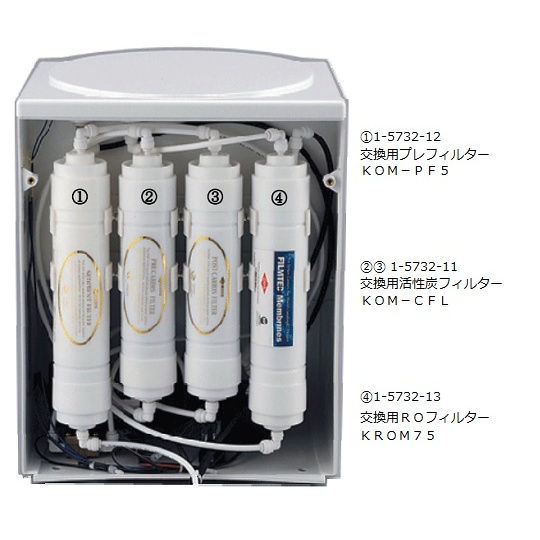 RO処理水製造装置用 KOM-CFL【1-5732-11】