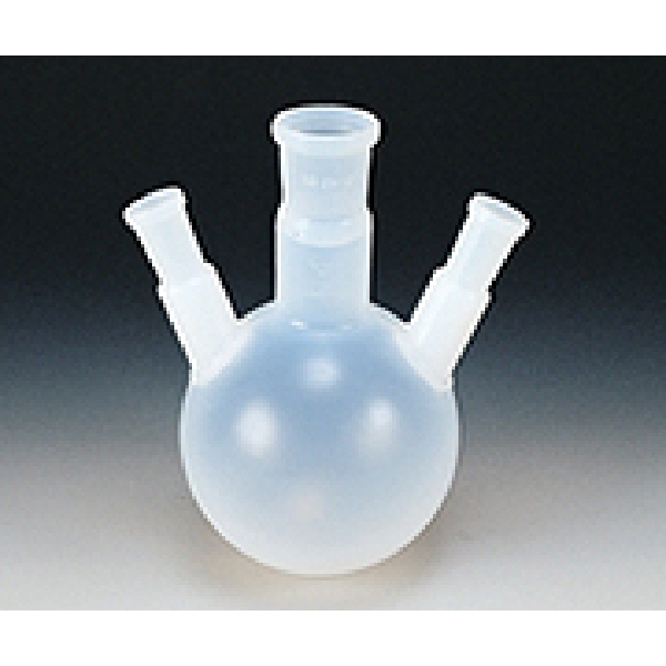 PFA丸底フラスコ 三ツ口 500ml