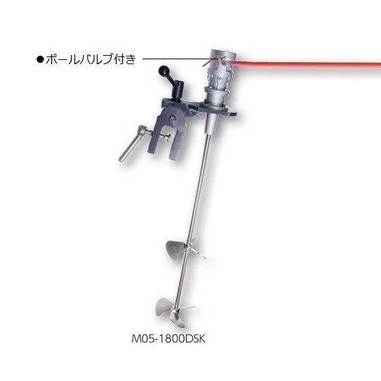 エアー撹拌機 300～2000rpm(無段階)【1-787-03】