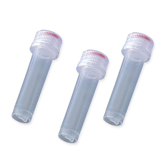 スクリューキャップチューブ 自立型 目盛無し 2mL 滅菌済 1箱(50個×10袋入)【T335-6STP】