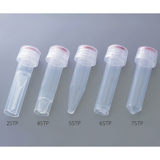スクリューキャップチューブ 自立型 目盛無し 2mL 滅菌済 1箱(50個×10袋入)【T335-6STP】