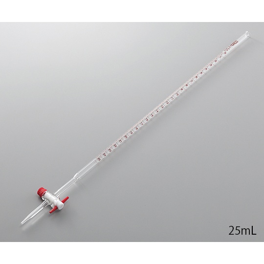 ビュレット10ml PTFEコック付【2-9139-01】