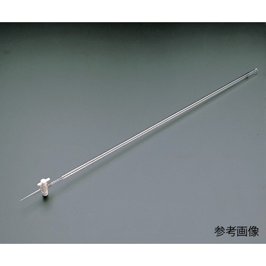 活栓付ビュレット硬質ガラス製 白10ml【6-253-02】