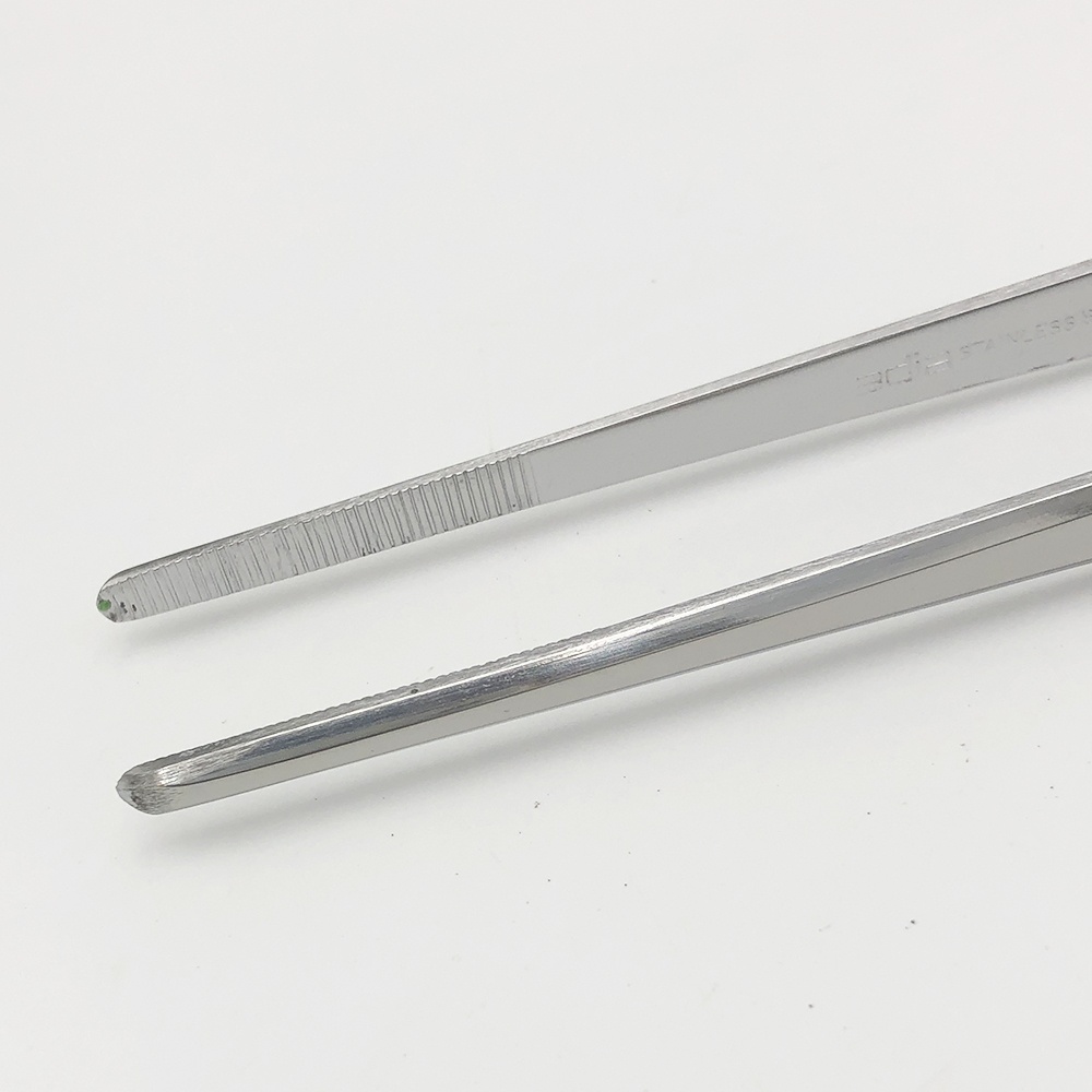 ステンレス製ピンセット 300mm【6-531-06】