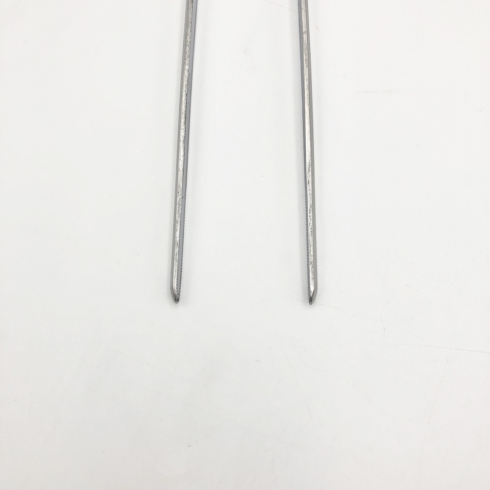 ステンレス製ピンセット 450mm【6-531-15】