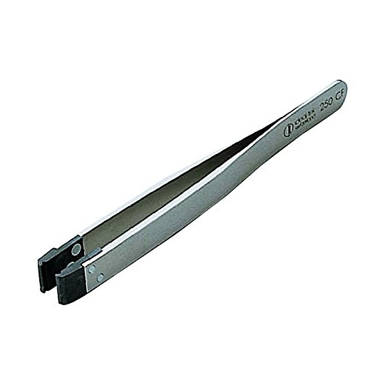 ファイバーチップピンセット 250CF【9-3008-05】