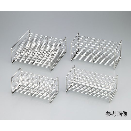 ステンレス製試験管立 SS18-60【SS18-60】