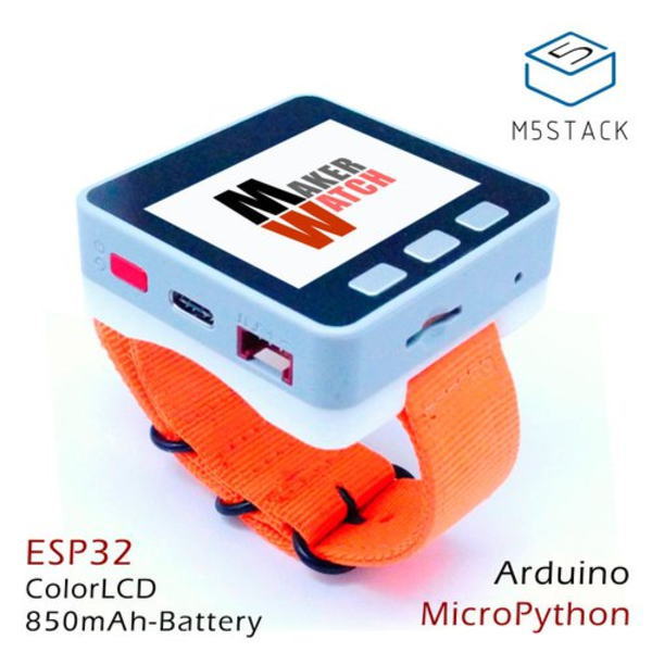 M5Stack用ウォッチバンド(黒)【M5STACK-WB-BK】