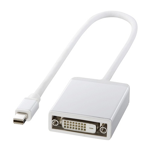 Mini DisplayPort⇔DVI変換アダプター