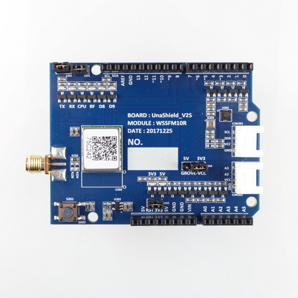 【新春特価セール】Sigfox Shield for Arduino V2S【UNASHIELD-V2S+TK】