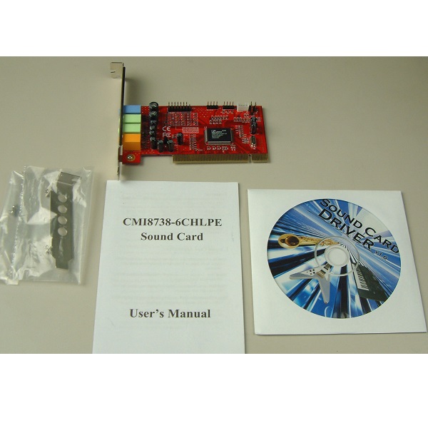 CMI8738 PCI-Express接続6chサウンドカード【CMI87386CHLPE】