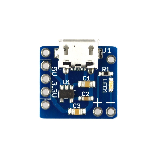 MicroUSB接続5V/3.3V電源ボード【SSCI-023986】