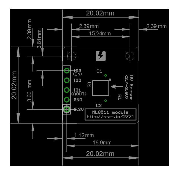 Conta紫外線センサモジュール【SSCI-027717】