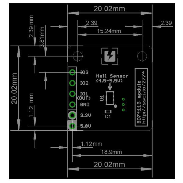 Contaホールセンサモジュール【SSCI-027748】