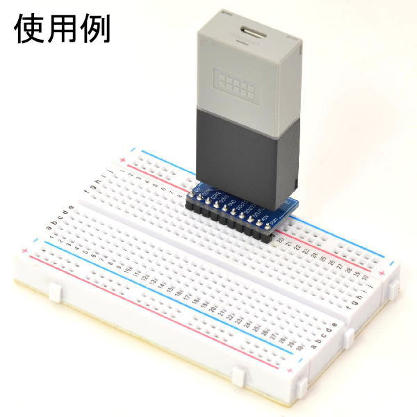 【在庫処分セール】MESH GPIOタグ用変換基板(1列、ピンヘッダ実装済み)【SSCI-033459】