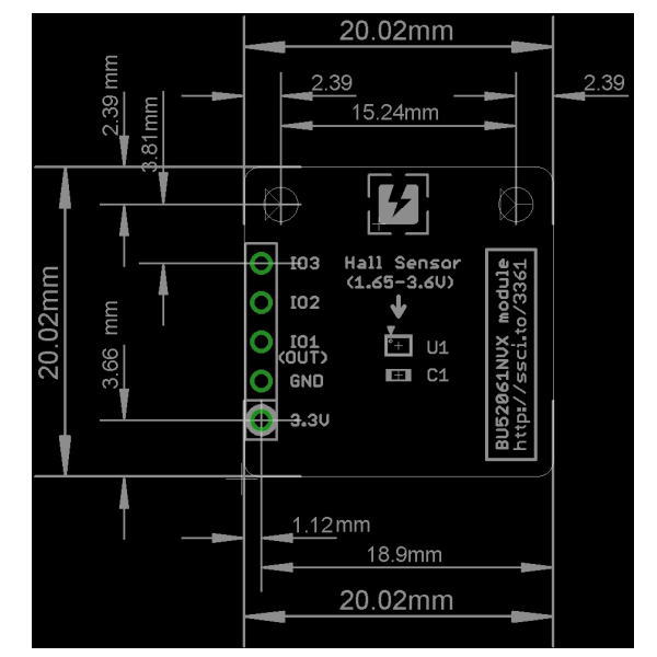 Conta低電圧ホールセンサモジュール【SSCI-033619】