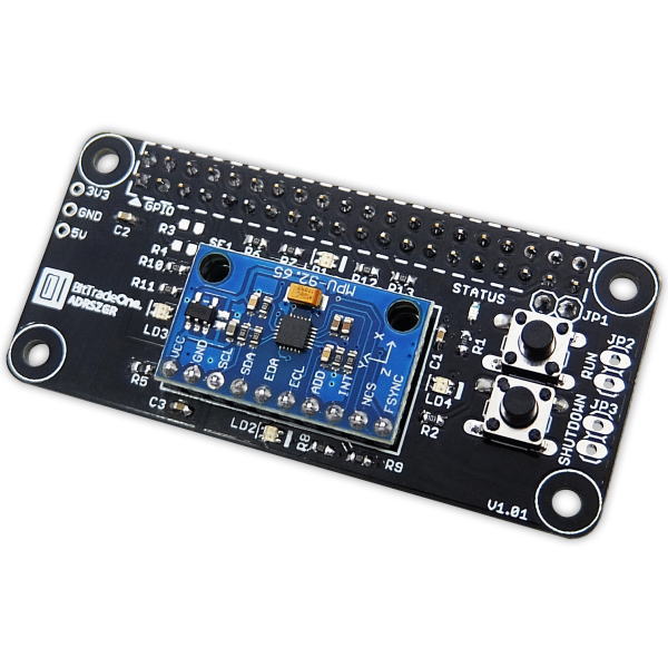 Raspberry Pi Zero用9軸センサ拡張基板【ADRSZGR】