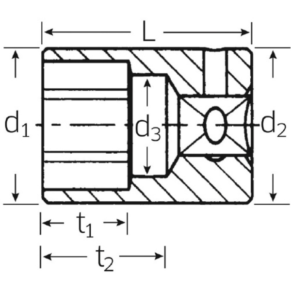 40A-11/32 1/4SQソケット 6角(01410022)【40A-11/32】