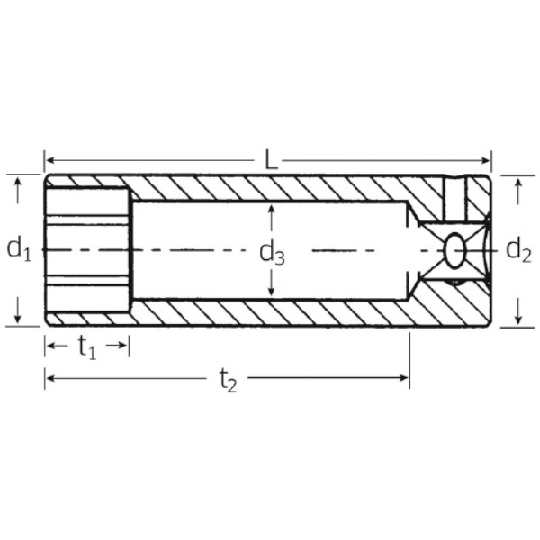 40L-11 1/4SQディープソケット 6角(01020011)【40L-11】