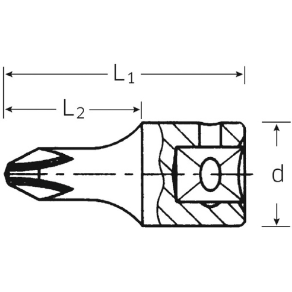 44P-1 1/4SQドライバーソケット +(01290001)【44P-1】