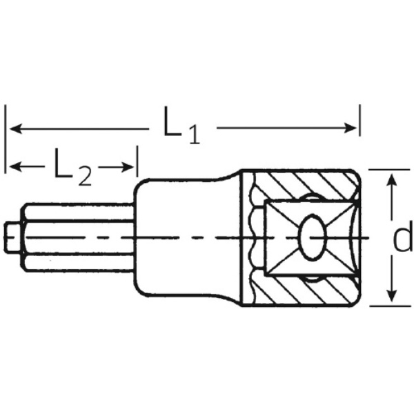 54IC-10 1/2SQインヘックスソケット(03070010)【54IC-10】