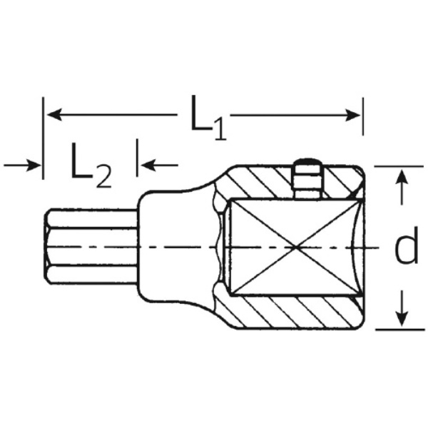 オックスフォードブルー STAHLWILLE スタビレー 64-19 1SQ インヘックスソケット 6419