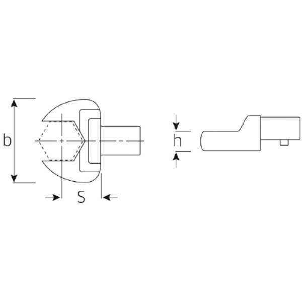 731/40-24 トルクレンチ差替ヘッドスパナ(58214024)【731/40-24】