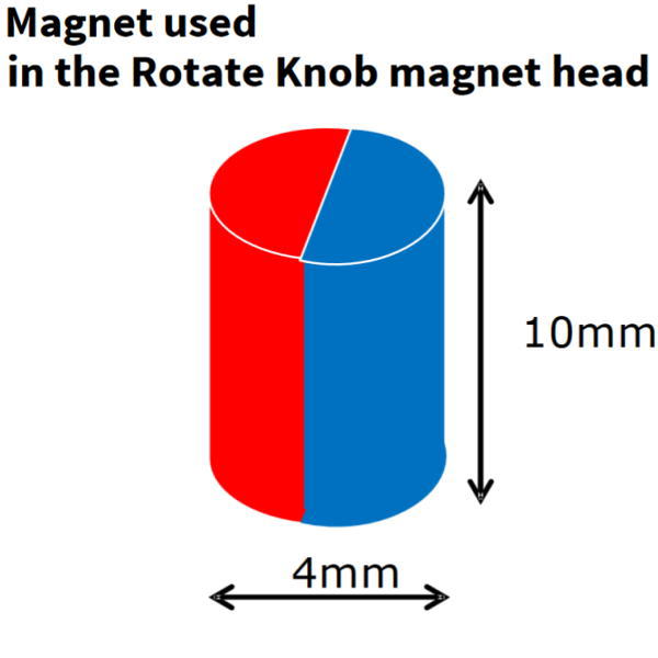 3D磁気センサ2GO評価キット用回転ノブ【ROTATE-KNOB-3D-2-GO-KIT】