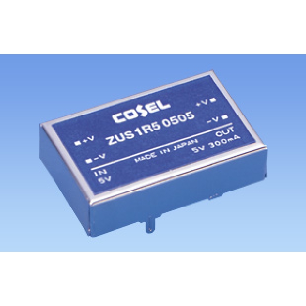 オンボード型DC-DCコンバータ ZUS 1.5W 5V/0.3A ZUS1R50505 コーセル製 