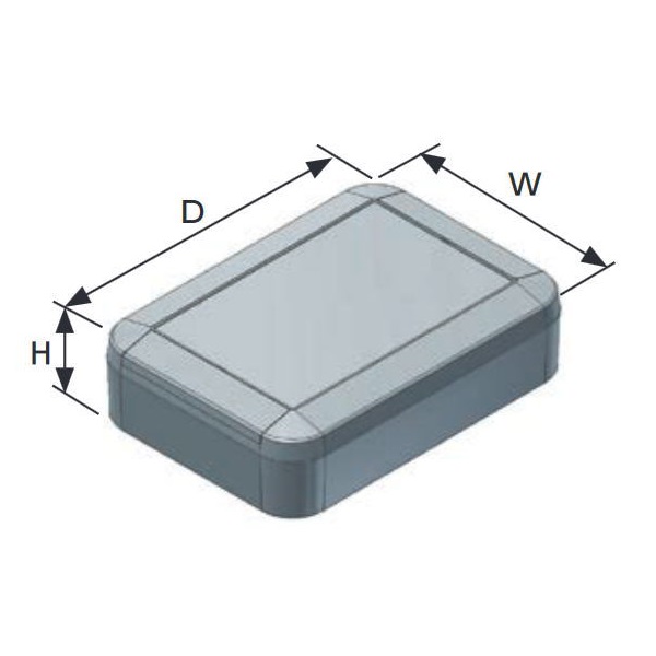 WP型IP68防水ボックス(ホワイトグレー)【WP15-21-4G】