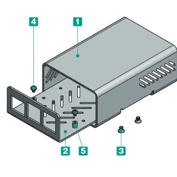 RaspberryPi専用アルミケース(2層タイプ)【RPI-2】