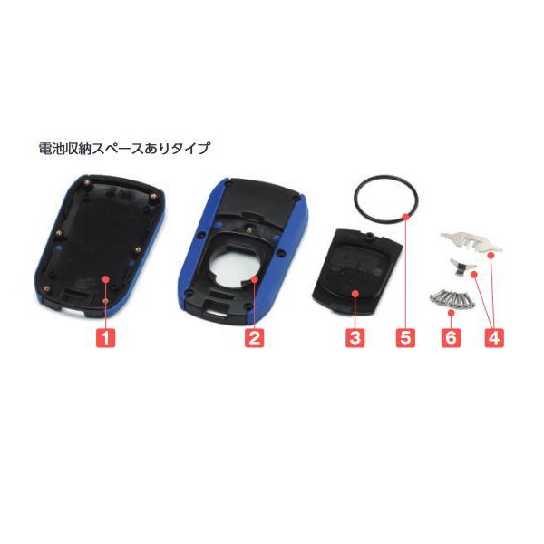 WC型IP67ポータブル防水ケース(43×21.5×72/ホワイト/ライトグレー)【WC72-21-C-WL】