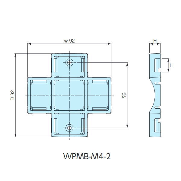 WPMB型マウントブラケット【WPMB-M4-2D】