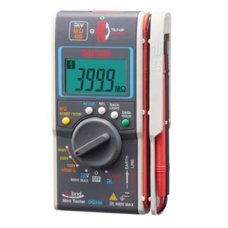 絶縁抵抗計 ハイブリッドミニテスター DG-34A 三和電気計器製｜電子 