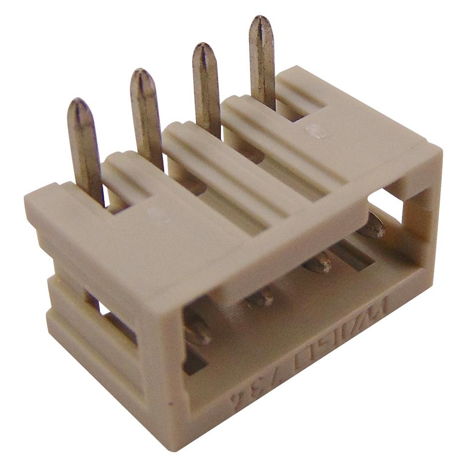 BoMango専用 TERMINAL BLOCK R/A HEADER 4POS TH 734-164 WAGO製｜電子部品・半導体