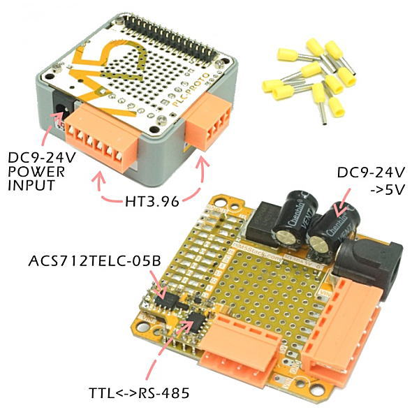 M5Stack用PLCモジュール【M5STACK-PLC】