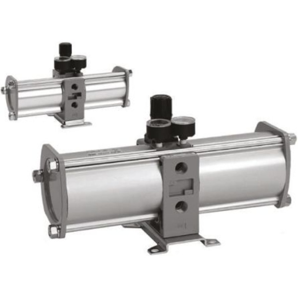 SMC 増圧弁 VBA40A-04GN サイレンサ付 VBA40A-04GN SMC製｜電子