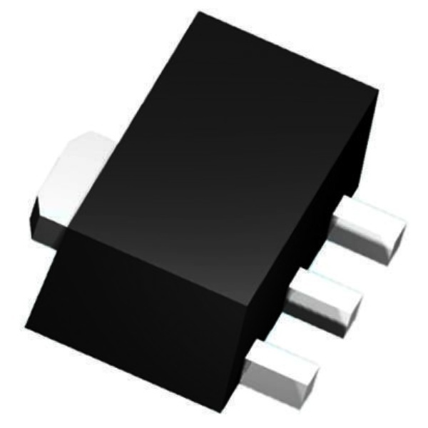 PNP バイポーラトランジスタ 表面実装 10 V 2 A 3-Pin SC-62 2SA2066