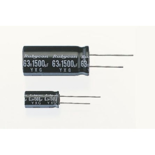 電解コンデンサ 330μF 35V dc 35YXG330M10X16 Ruby-con製｜電子部品・半導体通販のマルツ